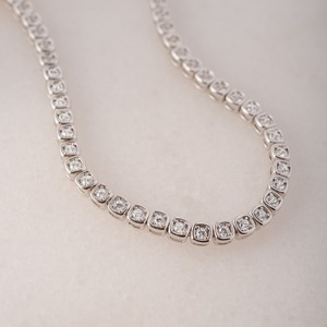 Modern Round <b>Moissanite</b> Diamond Tennis <b>Bracelet</b> With 14k Gold Plated 925 Silver Iced Out Luxury Diamond Jewelry For Wedding - Product Image 6