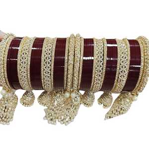 Handcrafted Bridal Bangles Sets for Girls Wholesale New Arrival Multicolor Bangles for Women Wedding Custom PK - Product Image 3