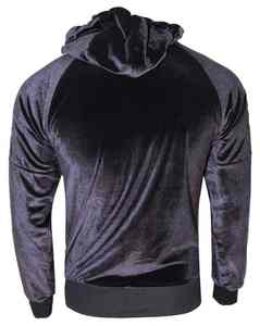 Chándal de terciopelo de invierno 2025 para hombre, cuello con capucha transpirable, precio al por mayor para adultos, ropa de terciopelo de estilo - Product Image 5