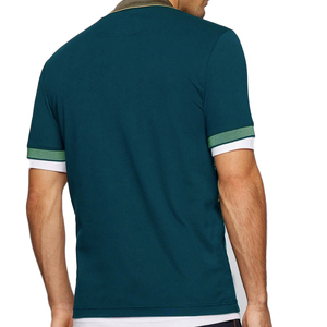 Diseño personalizado Sublimación Rendimiento Deportes Suave Absorbe la humedad Secado rápido Golf Camiseta Hombres Polo camiseta para hombres - Product Image 2