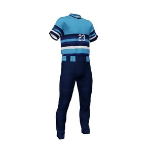 Pantalones de Jersey ligeros de poliéster 100% de calidad superior que absorben la humedad, ropa de equipo de club escolar personalizada, estampado transpirable de béisbol - Product Image 5