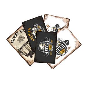 วินเทจRetroเบียร์แอลกอฮอล์ดีบุกป้ายโลหะที่ไม่ซ้ํากันบาร์ผนังแผ่นVINTAGE Plaqueโปสเตอร์Cafeห้องครัวตกแต่งผนังบ้าน - Product Image 3