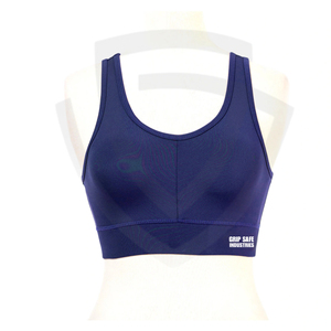 Sujetador Deportivo de Yoga para Mujer, de Spandex/Poliéster, de Alta Sujeción, Antibacteriano, Color Sólido, Espalda Abierta, Escote Bajo, Alta Elasticidad, Tirantes Cruzados Delanteros - Product Image 1