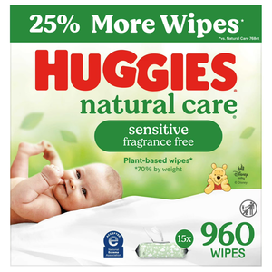 Lingettes pour bébé HUGGIES Simply Clean Fresh Scented, paquet souple (9 paquets, 576 lingettes au total), sans alcool, hypoallergéniques - Product Image 2