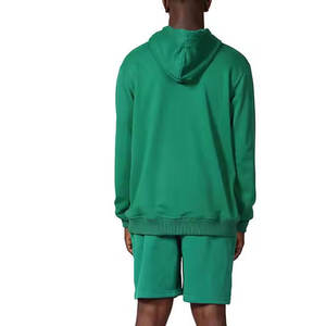 A prueba de viento hecho en fábrica hombres sudaderas con capucha conjunto corto para la venta en línea de alta calidad de algodón hecho hombres Sudadera con capucha conjunto de pantalones cortos - Product Image 2