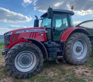 Tracteur agricole Massey Ferguson 7726 4WD 220HP à forte demande avec pompe et roulement - Product Image 1