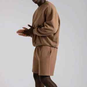 2025 venta al por mayor cuello redondo chándal personalizado para hombres nuevo conjunto de chándal liso de gran tamaño para hombres - Product Image 3