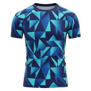 Camiseta de compresión duradera sublimada para hombres, mujeres y niños, para MMA, BJJ, Jiu Jitsu, entrenamiento sin gi, personalizada, al por mayor, traje de baño - Product Image 1