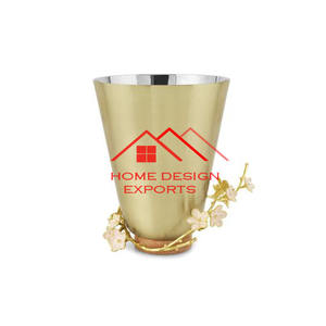 Design Aluminium Métal Tableto Argent Fini Vase Pour La Maison Morden Salon décor Utiliser Personnaliser La Taille Vase En Métal Best Seller - Product Image 2