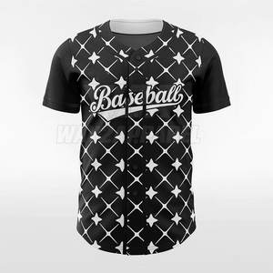 Camiseta de béisbol con botones y logotipo personalizado, camiseta de béisbol de color personalizado - Product Image 1