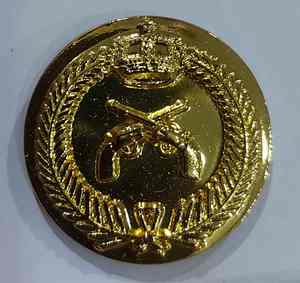 OEM Two Swords Ceremonial Arabian Forces Uniform <b>Metal</b> Gold Silver <b>Button</b> for Forces Uniform Blazer Coat Jackets and Accessories - Product Image 2