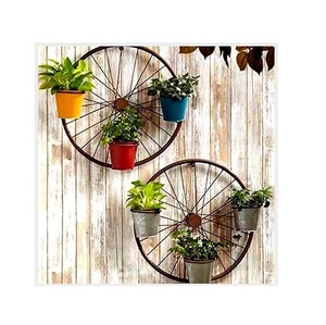 Nouveau Design, vente en gros, jardin de mariage, décoration de maison, créatif, rond, moderne, peinture grise, Pot en verre, Vase à fleurs - Product Image 5