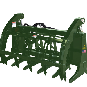 Accesorio de pinza de cepillo de alta resistencia para MINICARGADORA, limpieza de tierra, manejo de raíces de árboles, garras de acero duraderas - Product Image 4