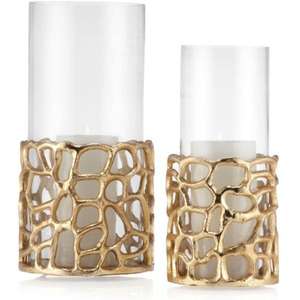 เชิงเทียนชุบทองสำหรับวางบนโต๊ะอาหารแท่นวางเทียนสำหรับตกแต่ง - Product Image 4