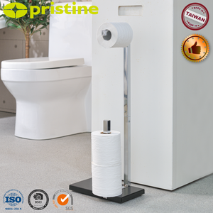 SALE EBay Wholesale Taiwan Home Storage Furniture Modern Stainless Steel Bathroom Toilet Tissue Rack <b>Stand</b> No <b>Drilling</b> Required - Product Image 5