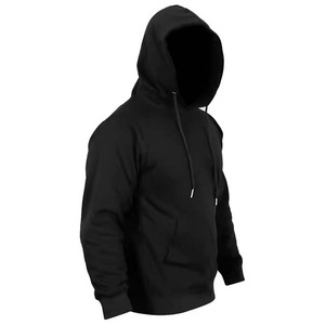 Pull à capuche lourd pour hommes 100% coton éponge française ODM Fourniture Logo personnalisé imprimé Style Streetwear teint uni pour l'automne - Product Image 3
