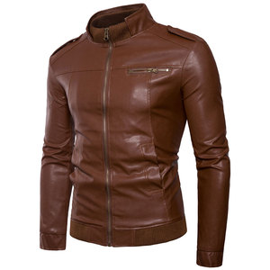 Breathable Winter Warm <b>Men</b> <b>Leather</b> <b>Jacket</b> Casual Wear <b>Men</b> <b>Leather</b> Winter <b>Jacket</b> In Reasonable Price - Product Image 2