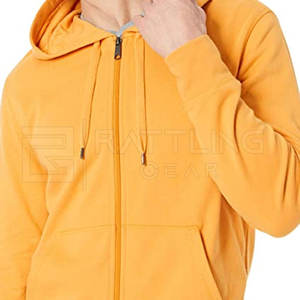 Meilleures ventes de sweats à capuche décontractés pour hommes 100% coton Nouvelle collection polaire d'hiver Conception à glissière Bas quantité minimale de commande Prix de gros au Pakistan - Product Image 3