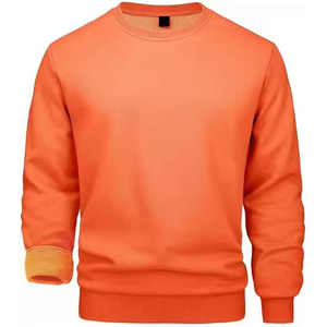 Men's High Quality Breathable Pullover Sweatshirt Casual Cotton Polyester 370g Fabric <b>Weight</b> Customizable <b>for</b> Winter Season - Product Image 2