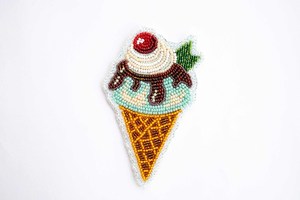 Meilleure qualité nouveau Design fil de lingot broches en gros broches perlées à bas prix belle mode Bea vêtements broche #00755 - Product Image 2