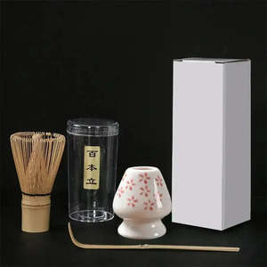 Juego de Matcha de 3 Piezas para Té Verde, Incluye Batidor, Soporte y Cuchara - Product Image 3