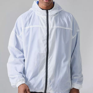 Veste coupe-vent légère de printemps pour homme, en nylon, avec capuche, pour le sport et les voyages, vente en gros - Product Image 6