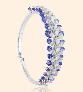Brazalete y Pulsera de Oro Sólido de 14K con Diamante Natural en Corte Pera para Mujer - Joyería de Lujo Elegante - Product Image 2