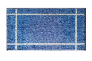 Tappetino da bagno in tessuto Milos, blu navy, 75x40 cm (Dintex 04301) - Product Image 1
