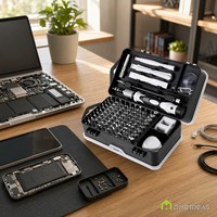 Kit de tournevis 115-en-1 en acier au chrome-vanadium pour démontage et réparation de montres, ordinateurs et téléphones – Le best-seller