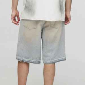 Pantalones Cortos de Mezclilla para Hombre, Diseño Nuevo, Alta Calidad, Color Liso, Precio al por Mayor, Pantalones Cortos Deportivos para Hombre - Product Image 3