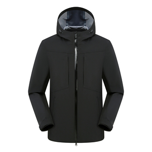 Chaqueta de lluvia de manga larga de calidad para hombre de alta tendencia impermeable de nailon pesado invierno ajuste suelto soporte lavado patrón calle cremallera - Product Image 6