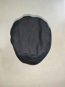 หมวกทรงบัคเก็ตผ้าฝ้ายทอลายทแยงสีดำปรับแต่งได้แฟชั่นหน้าร้อนใส่ตกปลาแบบลำลองส่งตรง - Product Image 3