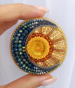 Gold Plated Hot Pink Gemstone Bead Charms 3 Bead <b>Cluster</b> <b>Light</b> Keychain Handmade Birthstone Charms Eco-Friendly Waterproof - Product Image 1