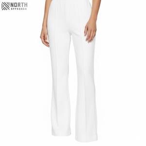 Haute qualité 100% coton français Terry 400 Gsm Slogan poids lourd noir évasé sueur survêtement pantalon hommes travail pantalon hiver pantalon - Product Image 5