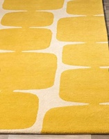 Tapis tapis tufté le plus jaune fait à la main tapis en laine moderne 8x10 pile coupée personnalisation taille pour salon tapis décor à la maison ensembles