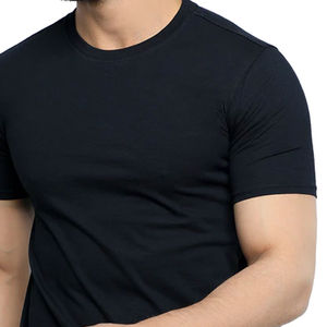 Camiseta Lisa Bordada Personalizada al por Mayor para Hombre, Camiseta con Serigrafía, Camisetas Blancas para Hombre, Camisetas Extra Grandes y Gruesas - Product Image 5
