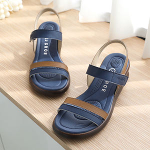 [JSHOE] Women Urban LiteLift Action Leather Cowhide for <b>Velcro</b> Sandals Sleek Finish with Cushioning for Summer - Product Image 4