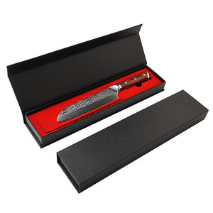 มีดเชฟดามัสกัสแบบมืออาชีพด้ามสีแดงใบมีดคม - Product Image 6