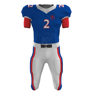 Customized Color High Quality American Football Uniform 100% Polyester American Football Uniform Team Wear - Product Image 1