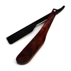 Plastic Handle Straight <b>Edge</b> Razor Slide Lock Barber Shaving <b>Tool</b> Salons Hair Stylists and Grooming Experts Best Quality - Product Image 1