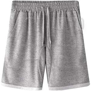 Pantalones cortos de gimnasio de entrenamiento informales elásticos para hombre al por mayor del fabricante, pantalones de chándal deportivos transpirables ecológicos, entrenamiento personalizado OEM - Product Image 1