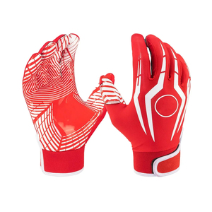 Breathable American <b>Football</b> Gloves with soft fabric in Polyester Gloves quick dry unique style <b>light</b> weight with custom logo - Product Image 5