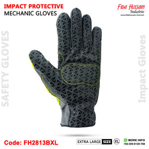 ถุงมือช่างแบบกําหนดเองป้องกันแรงกระแทกคุณภาพสูงสําหรับใช้ประจําวัน 2024 ถุงมือช่างขายส่งถุงมือหนังจากปากีสถาน - Product Image 5