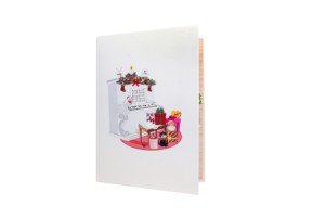 Thủ công mỹ nghệ tùy chỉnh 3D pop-up giáng sinh lời mời đáng yêu Giáng sinh vui vẻ Thẻ quà tặng sinh nhật dịp xu hướng thủ công lưu niệm - Product Image 3