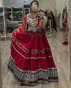 ชนเผ่าบันจาราชนเผ่าพื้นเมืองวินเทจอัฟกานิสถาน/ปากีสถาน kuchi ชุดปาร์ตี้ Kochi ชุดแบบดั้งเดิมขายส่ง AA - Product Image 3