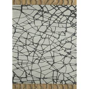 Jaipur <b>Rugs</b> ZA Tra-1518 Contour Grey Black <b>Hand</b> <b>Tufted</b> Large Area Wool <b>Rug</b> for Home 10mm Abstract for Living Room Hallway - Product Image 1