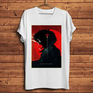 T-shirt Anime Cowboy Bebop en Coton Respirant avec Nœud Floral Mignon, Coupe Ample et Ajustée, Taille XS, Manches Trois-Quarts pour Tenue Décontractée Estivale - Product Image 6