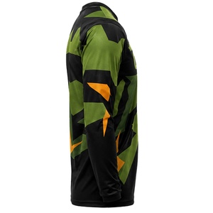 Jersey de Motocross Sublimado Personalizado, Manga Larga, para MTB, Downhill, Carreras MX, Ropa Deportiva Transpirable, Resistente al Viento, de Secado Rápido para Verano - Product Image 3