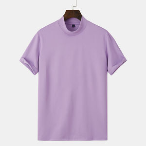 Nouveauté 2023 T-shirt uni 100% polyester à manches courtes Meilleure conception Séchage rapide Respirant pour hommes Vente en gros OEM Personnalisé - Product Image 3