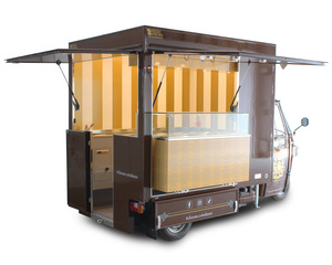 Triciclo Eléctrico para Comida, Carrito de Comida Móvil de Tres Ruedas, Resistente a la Oxidación, 10 pies, 5 Años de Garantía, para Café, Pizza, Tacos, Helados - Product Image 2